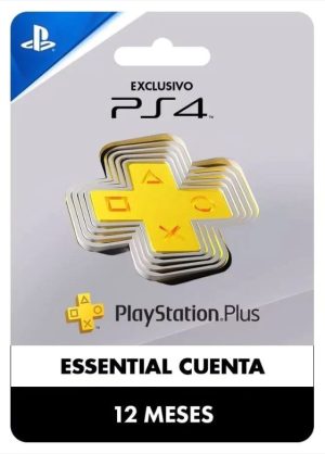 essential 12 PlayStation Plus Essential 12 Meses PS4
